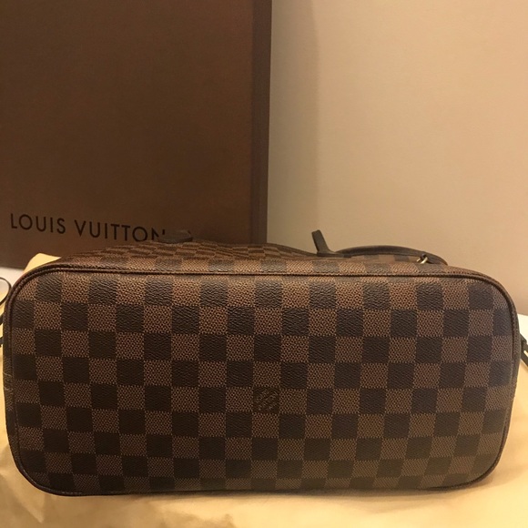 100% AUTHENTIC Louis Vuitton Neverfull MM Damier - Picture 3 of 8